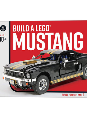造一辆乐高野马 英文原版 Build a LEGO Mustang 手工制作 机械 模型 儿童玩具 Pawel Sariel Kmiec 英文版 进口英语原版书籍