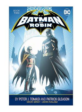 英文原版 Batman and Robin by Peter J. Tomasi and Patrick Gleason Book Two 蝙蝠侠与罗宾 卷二 DC漫画 进口英语原版书籍