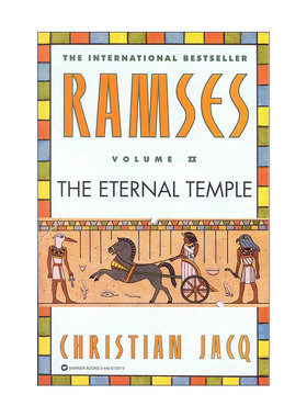 英文原版 Ramses Volume Ⅱ 百万年神殿 拉美西斯五部曲之二 克里斯蒂安·贾克 英文版 进口英语原版书籍