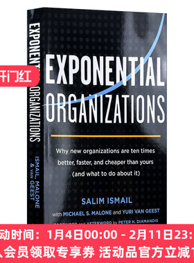 指数的组织 英文原版 Exponential Organizations 英文版 进口英语原版书籍