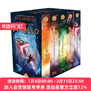 英文原版 Trials of Apollo The 5-Book Paperback Boxed Set 阿波罗的审判 5本套装 英文版 进口英语原版书籍