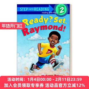 英文原版 Step into Reading 2 - Ready? Set. Raymond! 准备好了吗?出发 雷蒙德 兰登分级阅读2 英文版 进口英语原版书籍