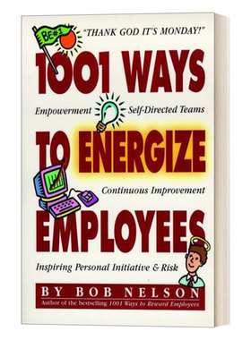 激励员工的1001种方法 英文原版 1001 Ways to Energize Employees Bob B. Nelson PhD 英文版 进口英语原版书籍