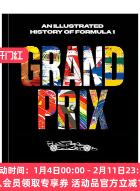 英文原版 Grand Prix 大奖赛 一级方程式图解历史 赛车传记 精装 F1著名媒体人Will Buxton 英文版 进口英语原版书籍