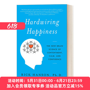 英文原版 Hardwiring Happiness 大脑幸福密码/重塑正能量 每天1分钟 让你的心幸福满溢 不二法门作者新作 英文版 进口英语原版书