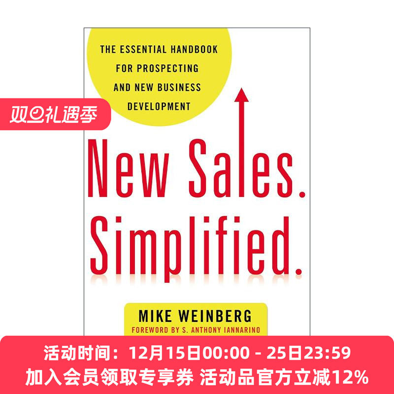英文原版 New Sales Simplified 销售就是这么简单 英文版 进口英语原版书籍