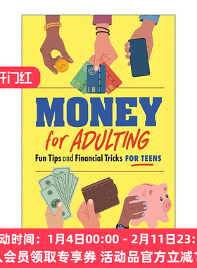 英文原版 Money for Adulting 成人的金钱 青少年投资理财指南 特许金融分析师Michelle Hung 英文版 进口英语原版书籍