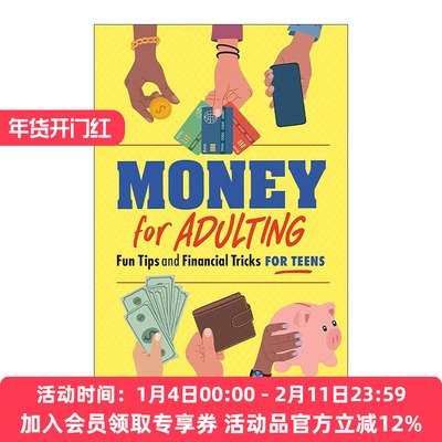 英文原版 Money for Adulting 成人的金钱 青少年投资理财指南 特许金融分析师Michelle Hung 英文版 进口英语原版书籍