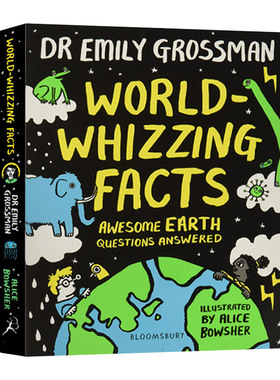 儿童问答游戏书 英文原版 World-whizzing Facts 地球 英文版 进口英语原版书籍