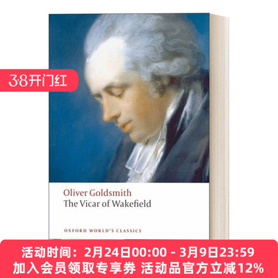 威克斐牧师传 英文原版 The Vicar of Wakefield 牛津世界经典系列 英文版 进口英语原版书籍