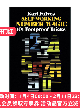 英文原版 Self-Working Number Magic 101 Foolproof Tricks 半自动数字魔术插图指南 Karl Fulves 英文版 进口英语原版书籍