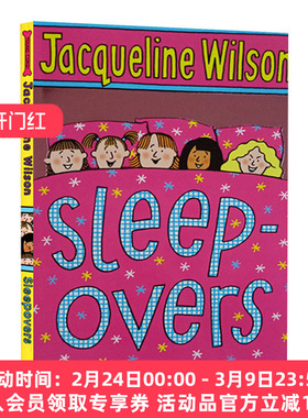 英文原版 Sleepovers 在朋友家过夜 英国儿童文学女王 小学英语课外阅读 青少年的情绪管理成长小说 英文版 进口英语书籍
