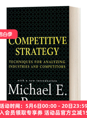 英文原版 Competitive Strategy 竞争战略 精装 迈克尔·波特  精装 英文版 进口英语原版书籍