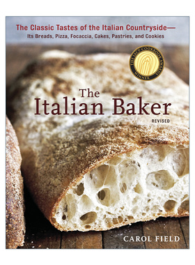 意大利面包烘焙食谱 英文原版 The Italian Baker 修订版 精装 Carol Field 英文版 进口英语原版书籍
