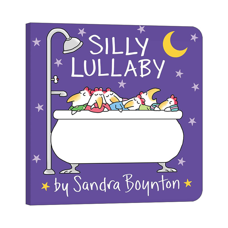 傻傻摇篮曲 英文原版 Silly Lullaby 纸板书 桑德拉·博因顿系列 幼儿英语启蒙早教 亲子晚安故事绘本 英文版 进口英语原版书籍