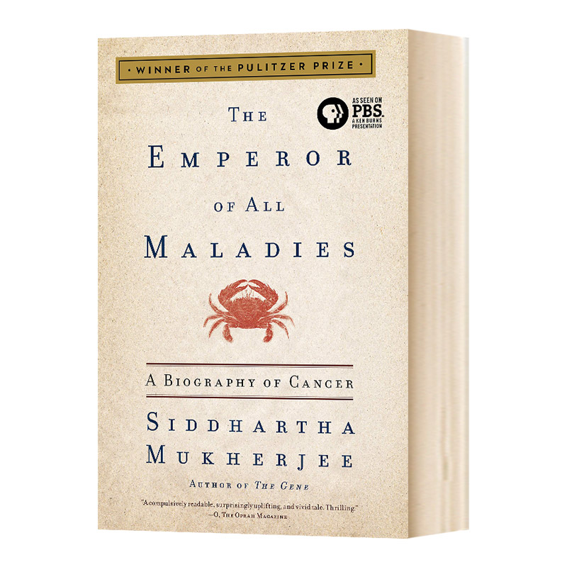 众病之王 癌症传 英文原版 The Emperor of All Maladies A Biography of Cancer 英文版进口原版英语书籍
