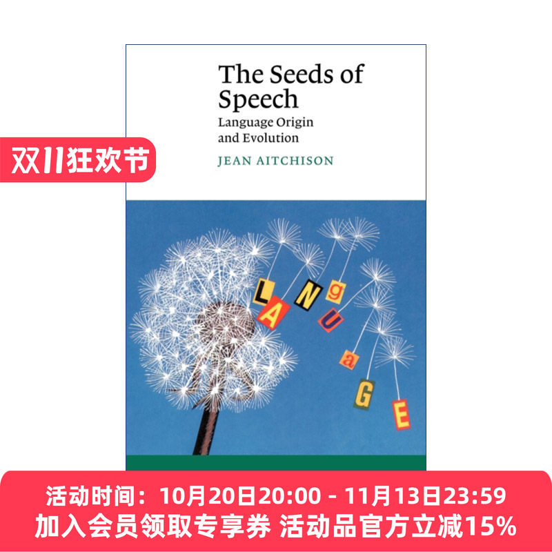 言语的萌发 英文原版 The Seeds of Speech 语言起源与进化 J.艾奇逊 剑桥Canto经典系列 英文版 进口英语原版书籍