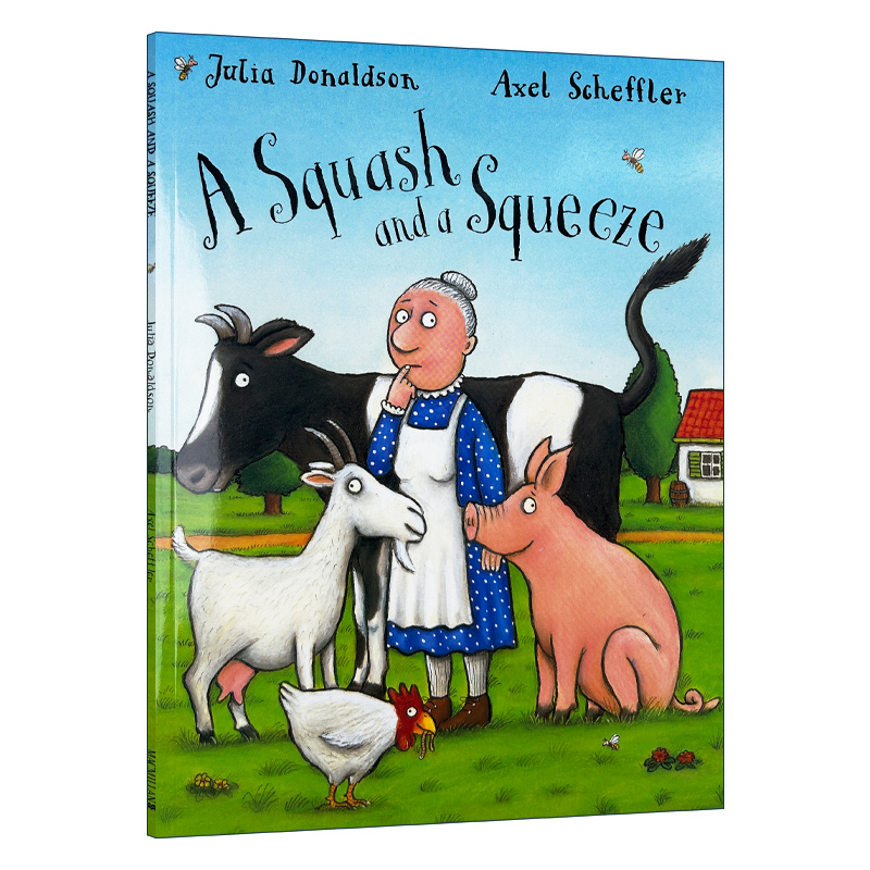 英文原版 A Squash and a Squeeze 小房子变大房子 Julia Donaldson 茱莉亚唐纳森 儿童绘本 英文版 进口英语原版书籍