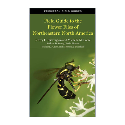英文原版 Field Guide to the Flower Flies of Northeastern North America 北美东北部花蝇 普林斯顿野外指南 进口英语原版书籍