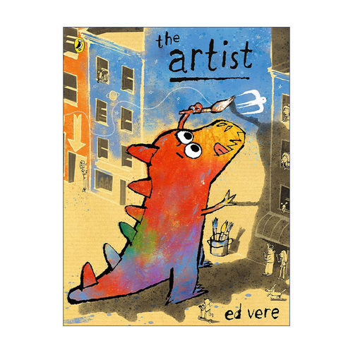 英文原版 The Artist 艺术家小恐龙 Ed Vere绘本 英文版 进口英语原版书籍