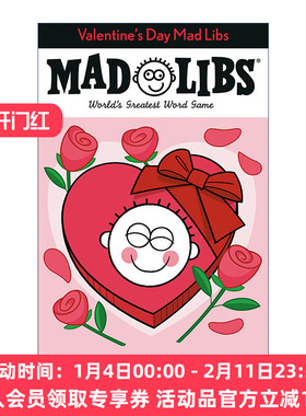 情人节 英文原版 Valentine's Day Mad Libs 疯狂填词游戏 英文版 进口英语原版书籍