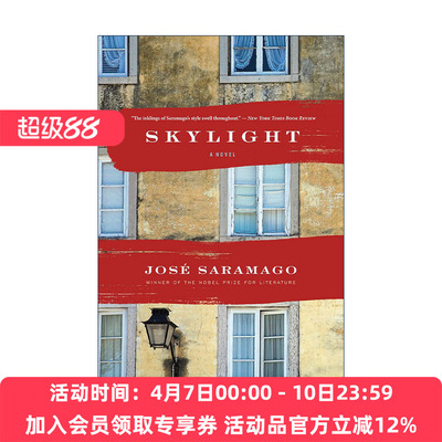 英文原版 Skylight 天窗 萨拉马戈 英文版 进口英语原版书籍
