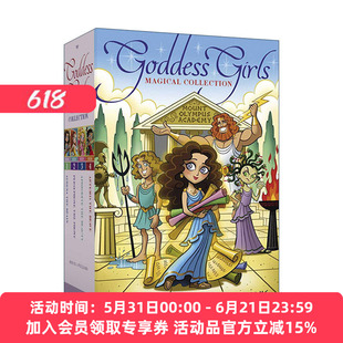 英文原版 Goddess Girls Magical Collection Boxed Set 女神女孩们 1-4册套装 英文版 进口英语原版书籍