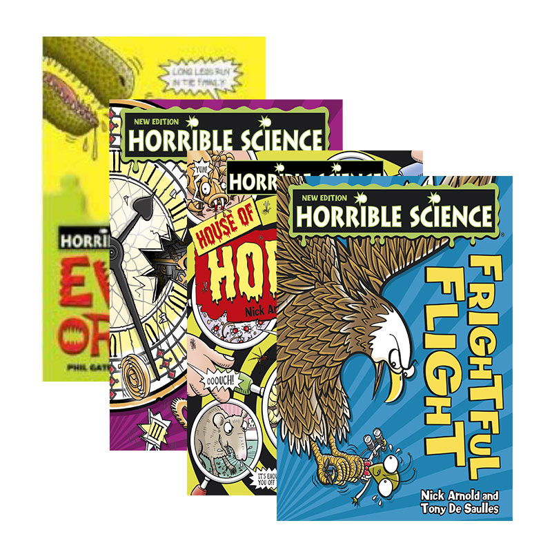 可怕的科学4本套装英文原版