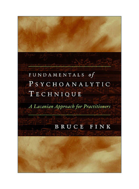 英文原版 Fundamentals of Psychoanalytic Technique 精神分析技术的基础 拉康派实践者指南 Bruce Fink 英文版 进口英语原版书籍