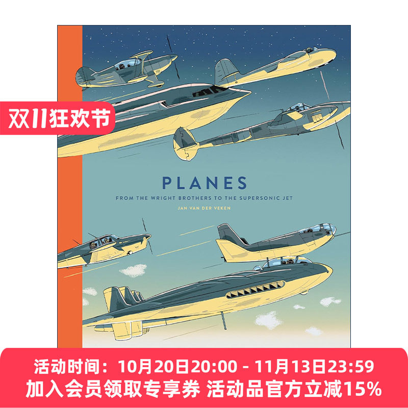 英文原版 Planes 飞机 从莱特兄弟到超音速喷气式飞机 儿童人文科普百科精装 英文版 进口英语原版书籍