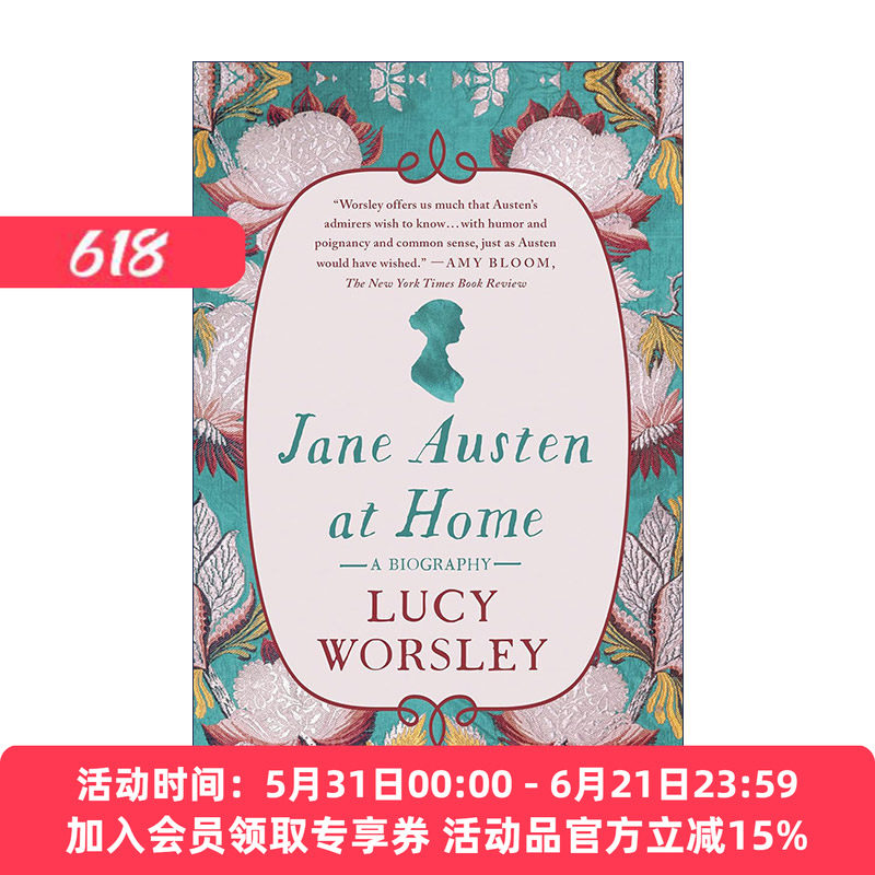 英文原版 Jane Austen at Home: A Biography 家里的简奥斯丁 一部传记 Lucy Worsley 英文版 进口英语原版书籍