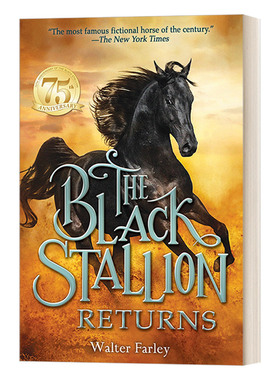 黑神驹系列 英文原版 The Black Stallion Returns 黑神驹归来 Walter Farley 青少年骑马动作冒险小说 英文版 进口英语原版书籍