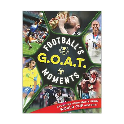 英文原版 Football's GOAT Moments 足球史上永恒瞬间 FIFA世界杯历史精彩图集 英文版 进口英语原版书籍