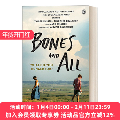 英文原版 Bones & All 骨及所有 卢卡·瓜达尼诺执导 提莫西·查拉梅主演电影原著小说 英文版 进口英语原版书籍