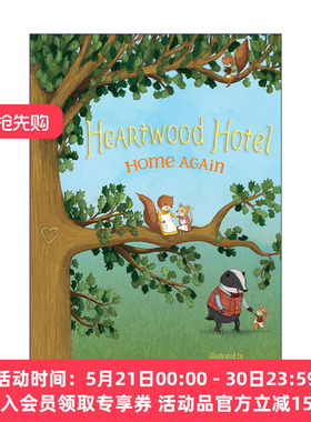英文原版 Heartwood Hotel 4 Home Again 还是家 儿童魔法章节书 570L 英文版 进口英语原版书籍