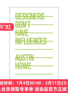 英文原版 Designers Don’t Have Influences 设计师无影响 英文版 进口英语原版书籍