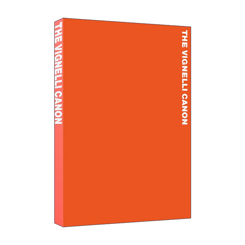 英文原版 The Vignelli Canon 设计的准则 意大利国宝级设计师马西莫·维涅里 Massimo Vignelli 英文版 进口英语原版书籍