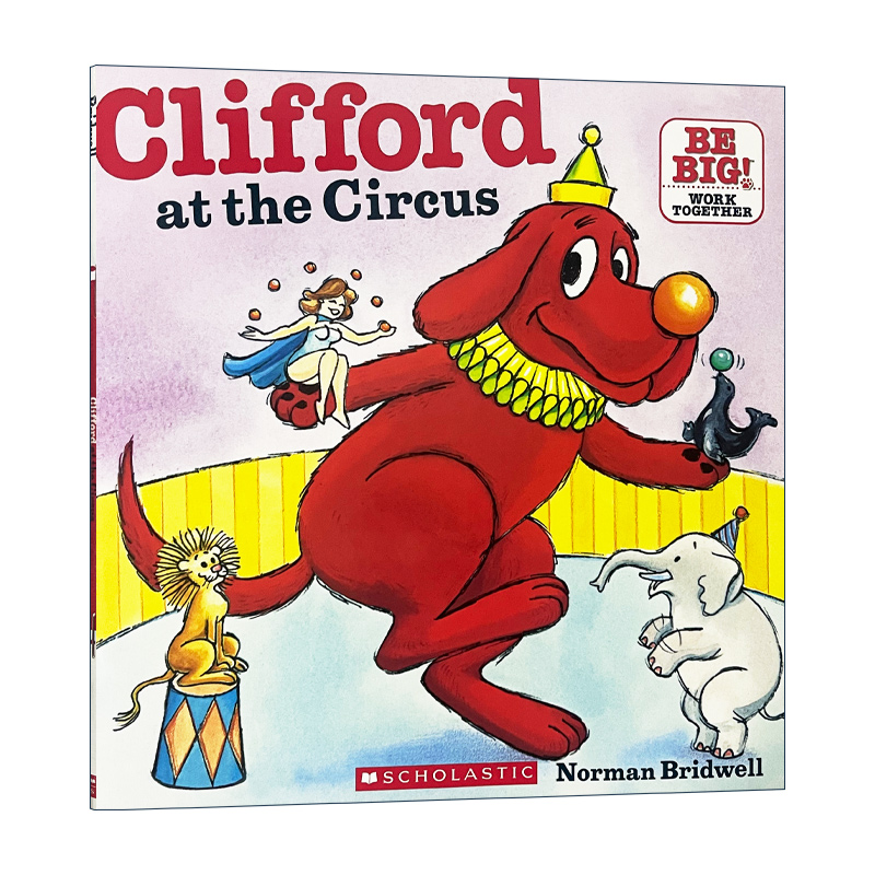 英文原版 Clifford at the Circus 大红狗克利弗德在马戏团 英文版 进口英语原版书籍