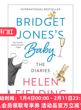 英文原版 Bridget Jones's Baby Vintage Contemporaries 单身日记4 好孕来袭 Helen Fielding 英文版 进口英语原版书籍