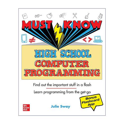 英文原版 Must Know High School Computer Programming 高中电脑编程手册 英文版 进口英语原版书籍