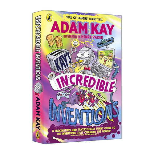 凯的奇妙发明 英文原版 Kay’s Incredible Inventions 趣味插画科普书 英文版 进口英语原版书籍
