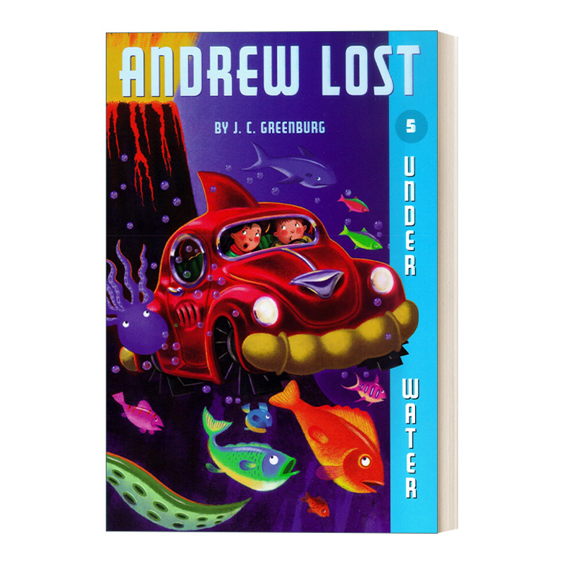 英文原版 Under Water Andrew Lost #5 安德鲁不见了系列5 英文版 进口英语原版书籍
