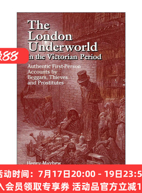 英文原版 The London Underworld in the Victorian Period 维多利亚时期的伦敦黑社会 历史 伦敦劳工与伦敦贫民作者Henry Mayhew