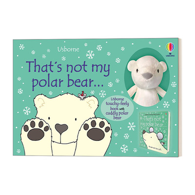 那不是我的北极熊书和玩具 英文原版绘本 That's not my polar bear Book and Toy 英文版 进口英语原版书籍