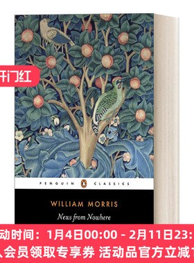 英文原版 News from Nowhere and Other Writings 乌有乡消息和其他作品 威廉·莫里斯 企鹅黑经典 英文版 进口英语原版书籍