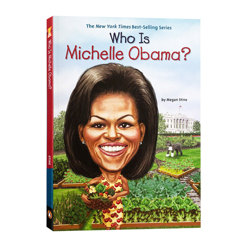 谁是米歇尔·奥巴马?英文原版 Who Is Michelle Obama? (Who Was?)   名人传记系列 英文版 进口英语原版书籍