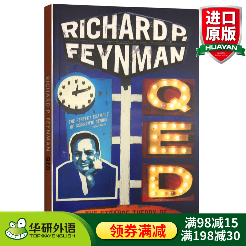 光和物质的奇妙理论 英文原版科学类书籍 QED The Strange Theory of Light and Matter 量子电动力学 费曼 英文版进口英语书
