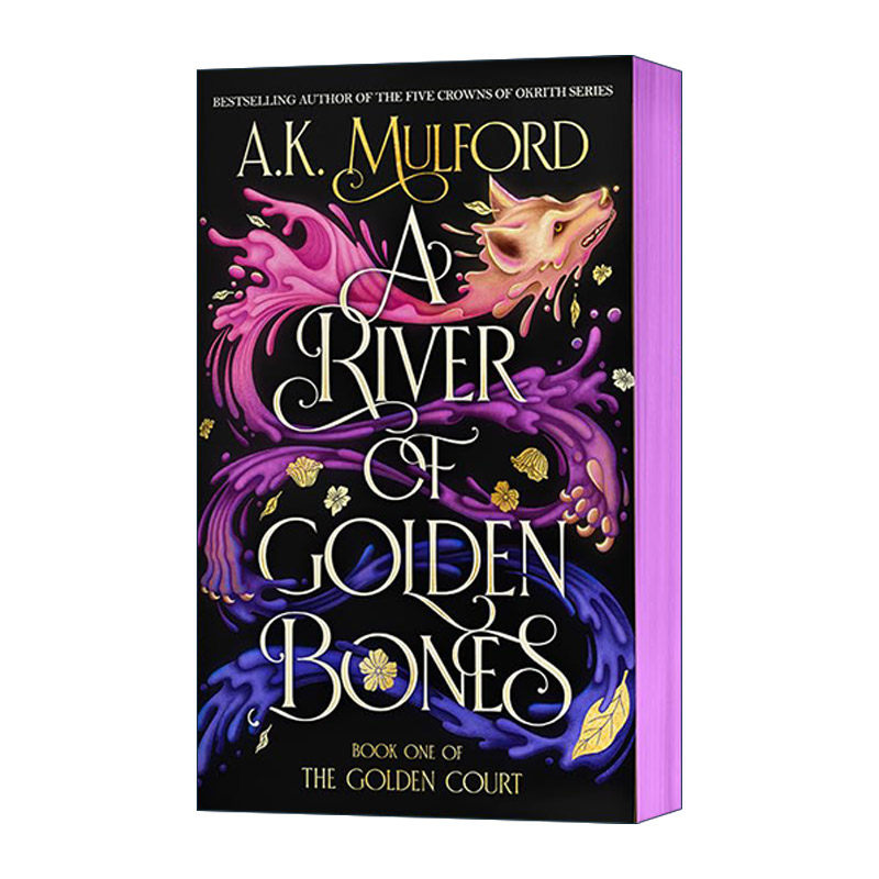 英文原版 A River of Golden Bones 金骨之河 黄金宫廷系列第一卷 一个充满危险世界的自我发现与浪漫之旅 进口英语原版书籍