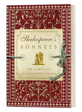 英文原版 Shakespeare's Sonnets 精选莎士比亚十四行诗歌集 精装 英文版 进口英语原版书籍