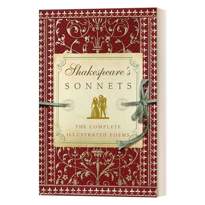 英文原版 Shakespeare's Sonnets 精选莎士比亚十四行诗歌集 精装 英文版 进口英语原版书籍